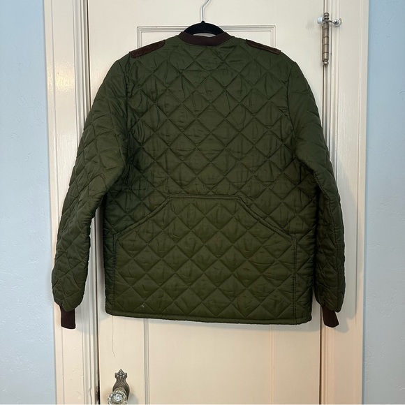 Vintage Barbour Sutherland Jacket Medium Green Quilted Shooting Hunting Sz M - Picture 4 of 15